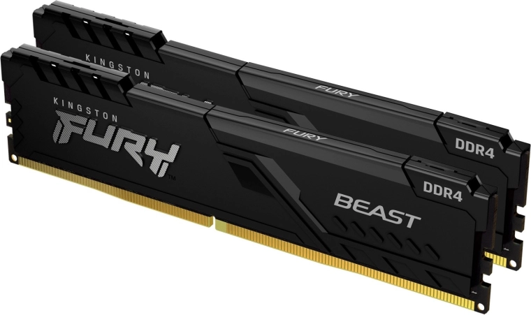 Kingston Fury Beast DDR4 Memory 32GB (2x16GB) 3200 MHz CL16