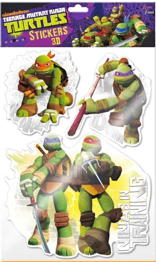 3D Ninja Turtles Wall Stickers
