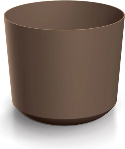 Blumentopf TUBO 39 cm in rustikalem Ziegelton