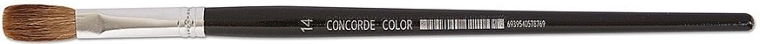 Flat School Brush with Sheep Hair No. 14 CONCORDE Color