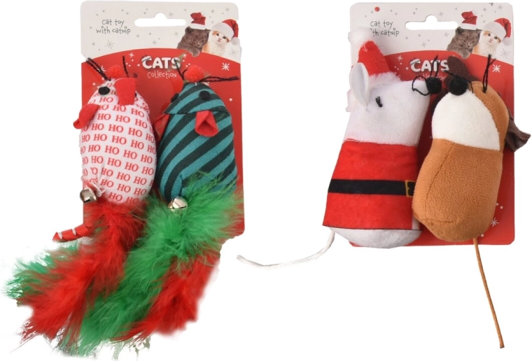 Weihnachtsspielzeug für Katzen – 2 Varianten