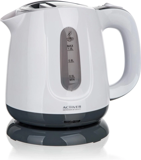 Activer Bethy electric kettle 1 l white-grey