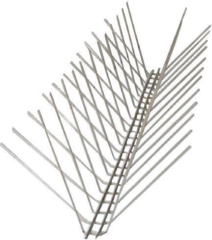 Edelstahl-Taubenabwehrspikes 50 × 10 cm, 40 Spitzen