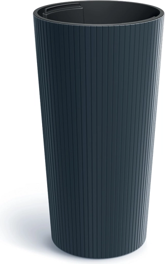 Pot de fleurs Lamia Slim 30 cm anthracite
