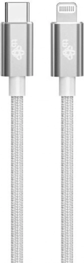 Lightning Cable MFi - USB C Silver 1m