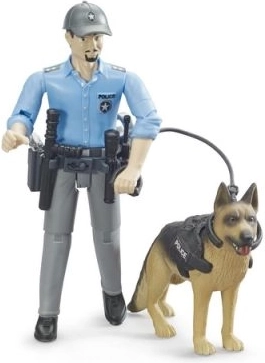 Bruder Bworld politieman met hond