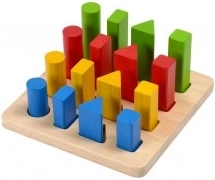 PlanToys vormen en maten sorteren