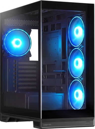 Boîtier PC Vista max ATX avec ventilateurs ARGB