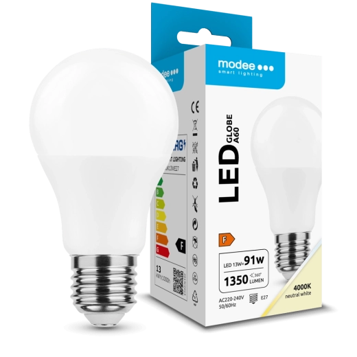 LED-Lampe MODEE LIGHTING Globe A60 13 W E27 neutralweiß