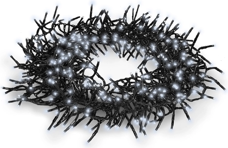 Solight LED-Weihnachtslichterkette Cluster für den Außenbereich mit Fernbedienung, 576 LED, kaltweiß