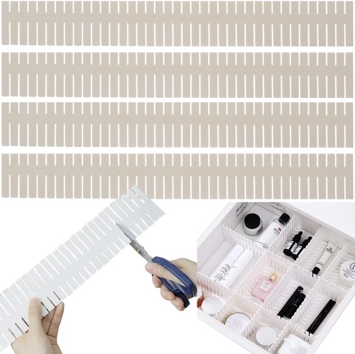 Plastic Dividing Drawer Organizer 4pcs