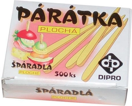 Flat wooden toothpicks (200 pcs)