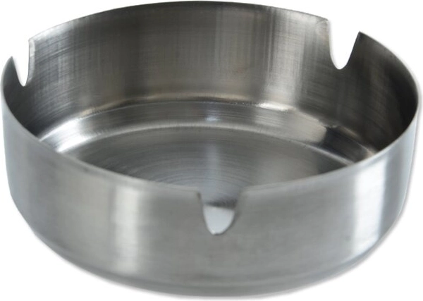 Edelstahl-Aschenbecher Ash, Ø 9 cm