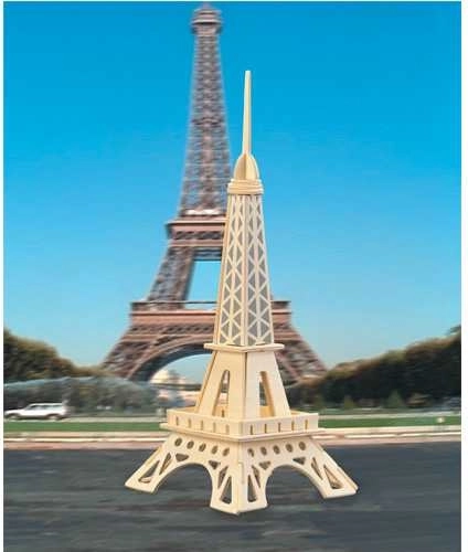 Woodcraft wooden 3D puzzle Eiffel Tower