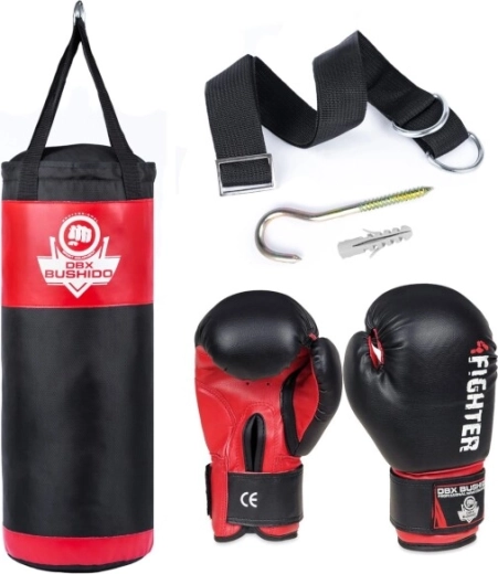 DBX BUSHIDO Kids Boxing Set 60 cm – bag, 6 oz gloves and hanger