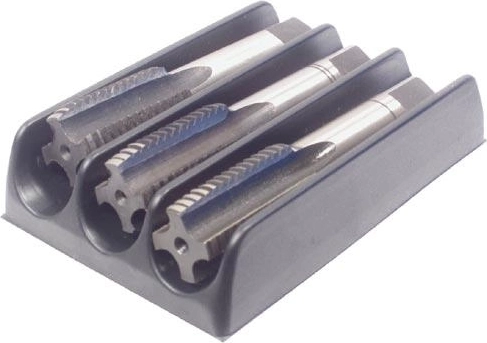 Jeu de tarauds M3 x 0,50 en acier à outils, 3 pièces