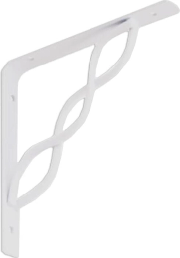 Shelf bracket support 150 × 150 mm white