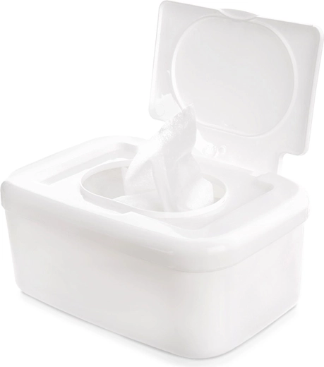 Distributeur blanc pour lingettes humides