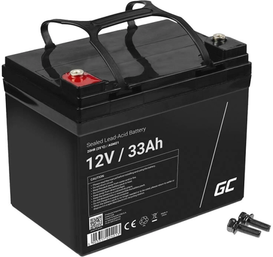 Maintenance-free AGM battery 12V 33Ah Green Cell
