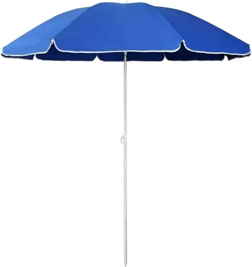 Parasol de plage et de jardin bleu