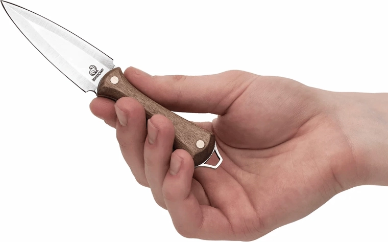 BeaverCraft NCK1 dague de cou avec étui en cuir