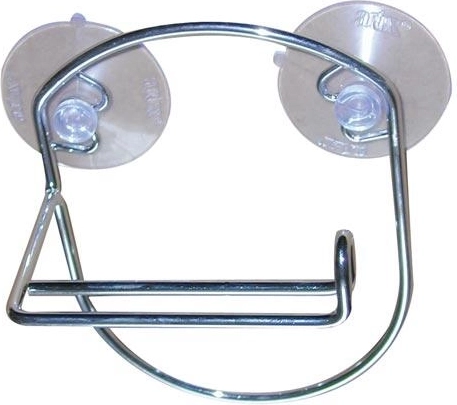 Toiletpapierhouder, chroom, 12 × 18 × 7,5 cm