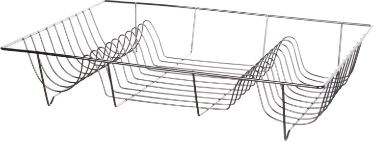 Abtropfgestell für Geschirr 48 × 33 × 9 cm BANQUET, verchromt
