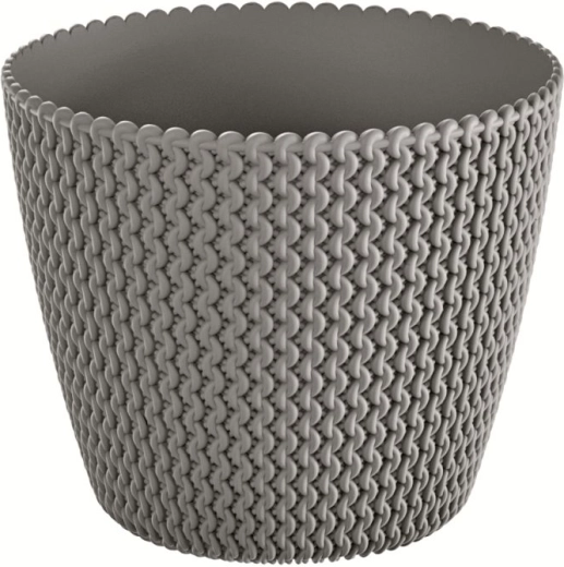 Splofy Flower Pot Grey Stone 21.8 cm