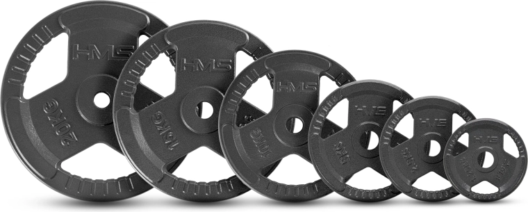 Disque avec poignées HMS Hammertone 5 kg anthracite