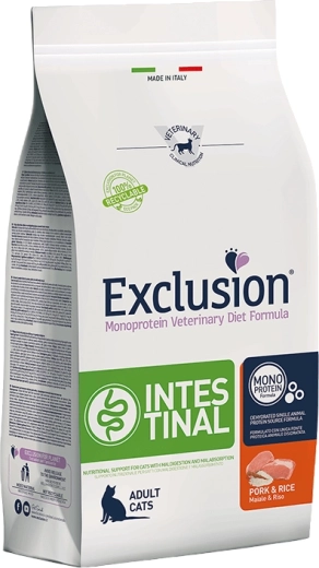 Exclusion Intestinal voor katten varkensvlees met rijst 300 g