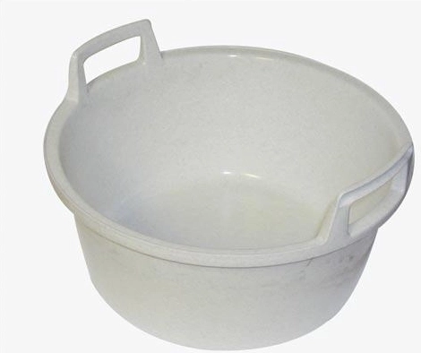 Plastikwaschschüssel 43 cm mit Griffen, Granit