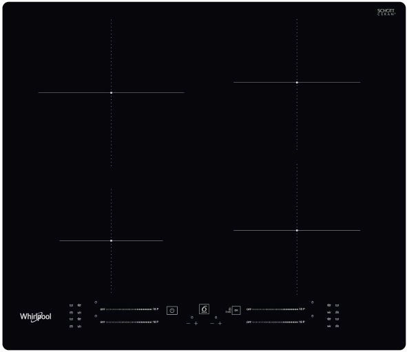 Plaque de cuisson à induction vitrocéramique Whirlpool