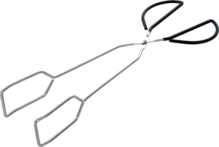 Grillzange 38 cm Chrom