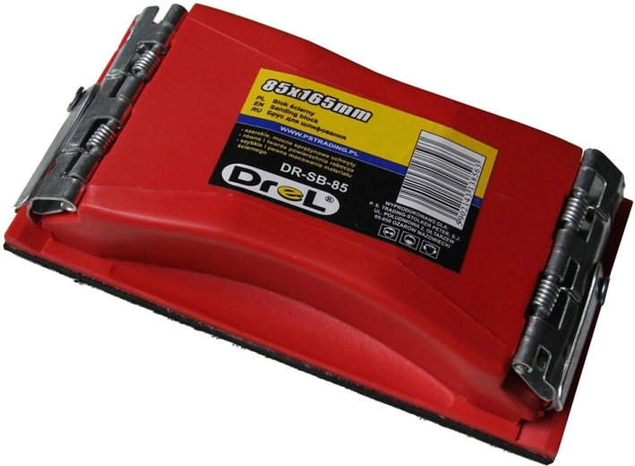 Sanding paper holder 165 × 85 mm with ergonomic grip