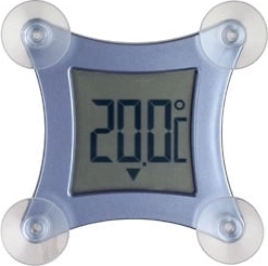 TFA Poco digital window thermometer with suction cups