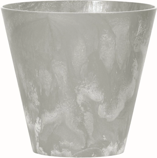 Pot de fleurs Tubus effet béton 40 cm gris