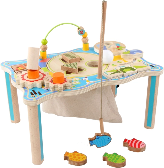 wooden multifunctional table LUCY & LEO Jungle Expedition