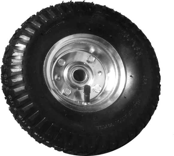Opblaasbaar wiel voor steekwagen 260/20 mm met metalen schijf - 1 stuk