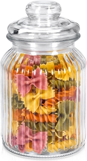 Glass jar with lid and seal 1 L