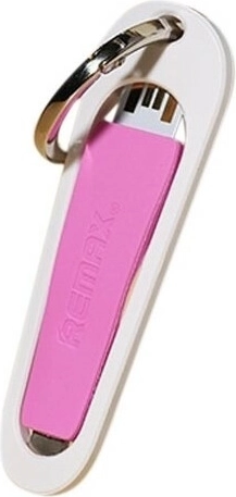 Remax RC-024i keychain Lightning cable 8 cm pink