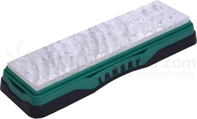 Lansky Soft Arkansas 8×2 natural soft sharpening stone 650 grit