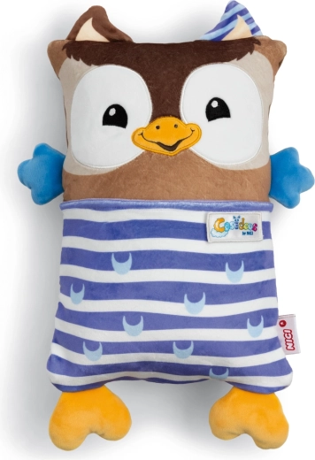 Nici Cosidoos reversible plush owl 30 × 20 cm