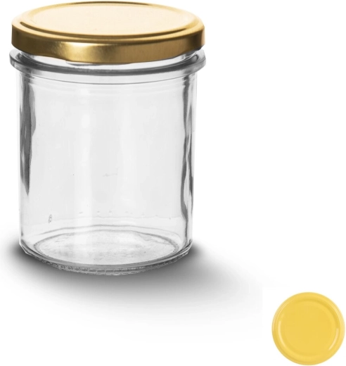 Preserving jar with lid, assorted, 0.2 l
