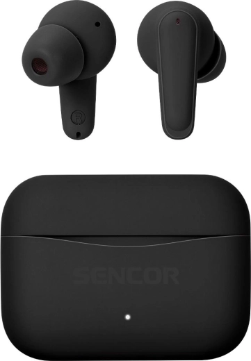 Draadloze oordopjes Sencor SEP Grim Black met ANC