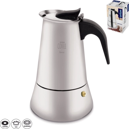 Roestvrijstalen moka-espressopot Orion 300 ml - 1 stuk