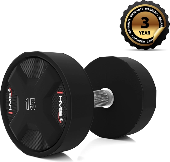 Polyurethane dumbbell HMS HPC 15 kg