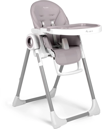 Chaise haute avec plateau NUKIDO Belo bruyère