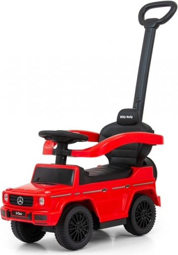 MERCEDES G350d Loopauto met stuurstang rood