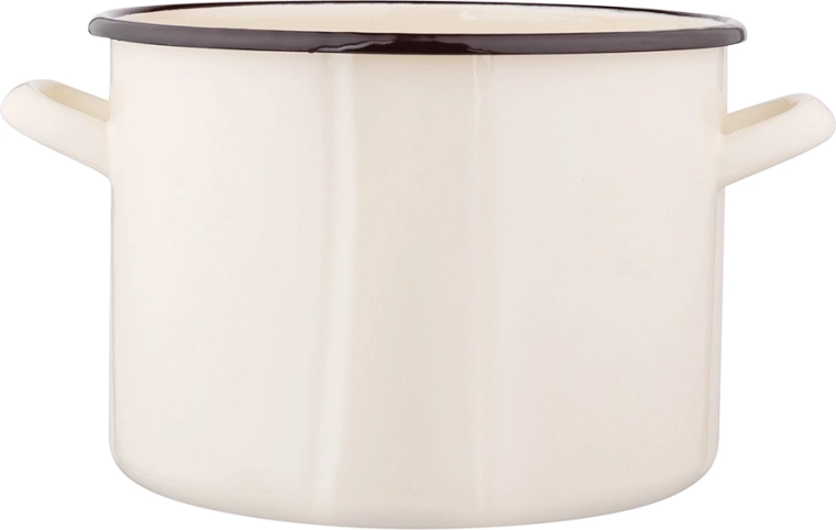 Cocotte émaillée Silesia 5,8 l crème 22 cm
