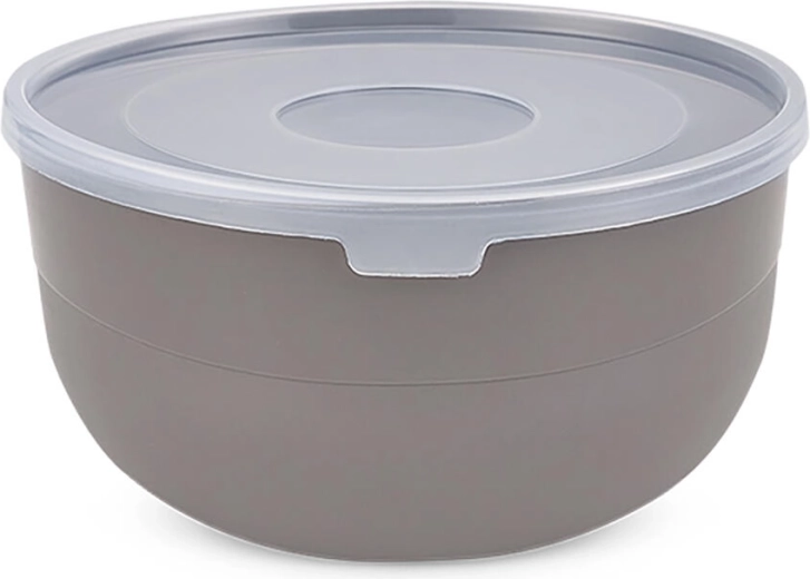 Suppenschüssel mit Deckel 16,5 cm, Kunststoff, Farbmix